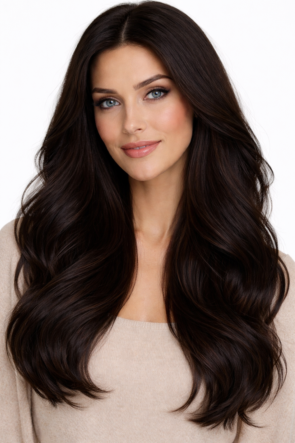 Marlou Weft Extensions – Mørke Brun 1A
